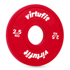 VirtuFit Olympische Fractional Plate - Halterschijf - Bumper Plate - 2.5 kg - Tweedekans