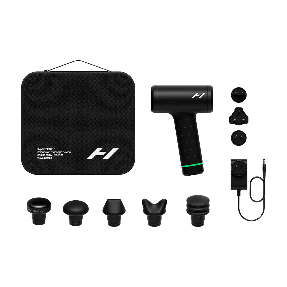 Hyperice Hypervolt 3 Pro Massage Gun - 5 Opzetstukken