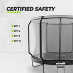 VirtuFit Premium Trampoline met Veiligheidsnet - Zwart - 305 cm - Tweedekans
