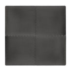 VirtuFit Fitness Puzzelmat – 4-delige Vloermat – 120×120 cm – Zwart - Tweedekans