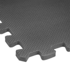 VirtuFit Fitness Puzzelmat – 4-delige Vloermat – 120×120 cm – Zwart - Tweedekans