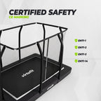 VirtuFit Premium Inground Trampoline met Veiligheidsnet - Zwart - 183 x 274 cm - Tweedekans