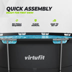 VirtuFit Rond Zwembad - Ø366 x 100 cm - Antraciet - Tweedekans