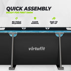 VirtuFit Rechthoekig Zwembad - 300 x 210 x 66 cm - Antraciet - Tweedekans
