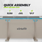 VirtuFit Rechthoekig Zwembad - 300 x 210 x 66 cm - Beige - Tweedekans