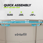 VirtuFit Rond Zwembad - Ø366 x 100 cm - Beige - Inclusief Filterpomp - Tweedekans