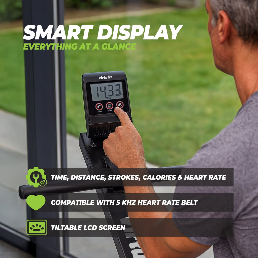 VirtuFit Water Resistance Compact Row 800 Roeitrainer - Showroommodel