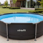 VirtuFit Rond Zwembad - Ø305 x 76 cm - Antraciet - Tweedekans