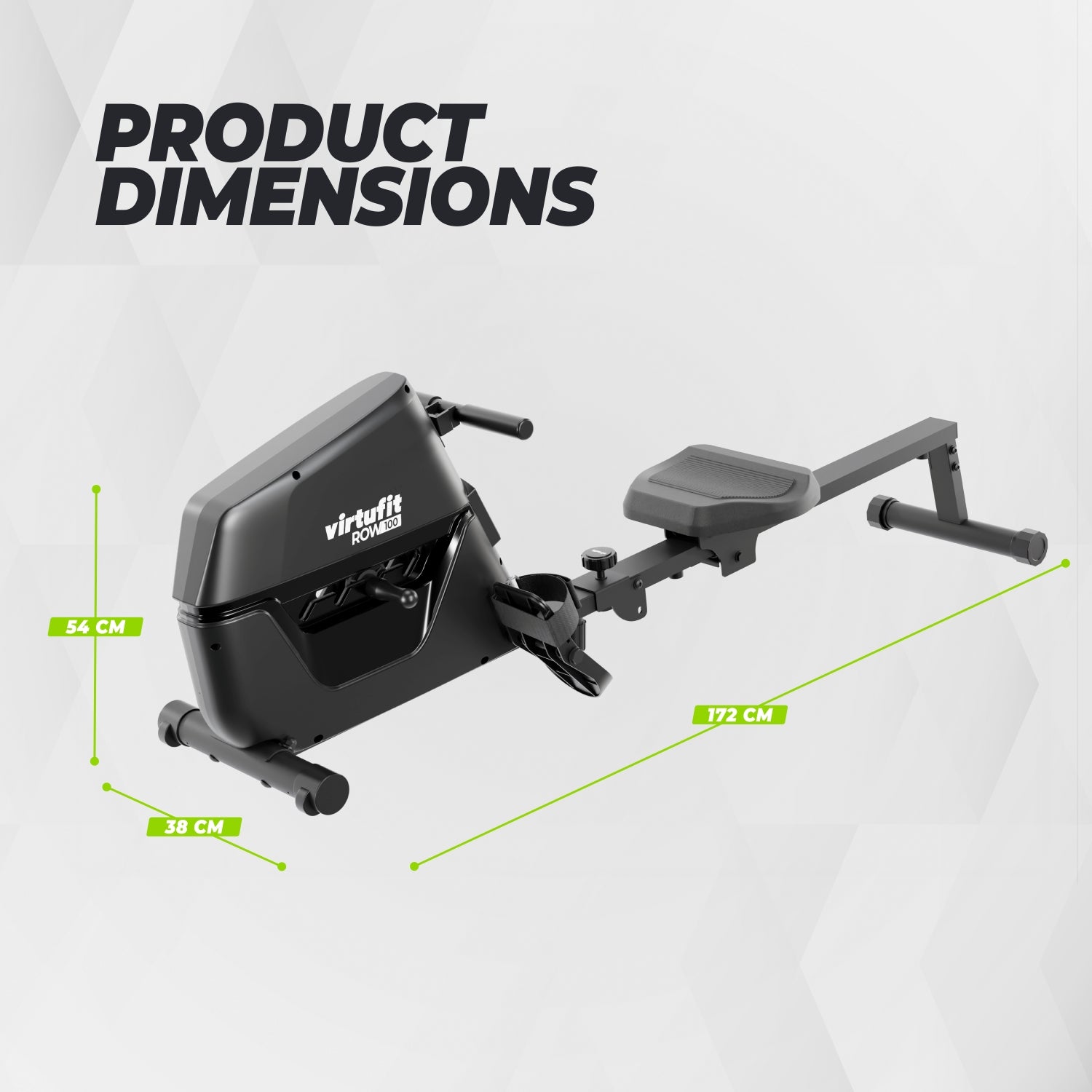 VirtuFit ROW100 Roeitrainer - 2026 model (Row 1.0) - Tweedekans