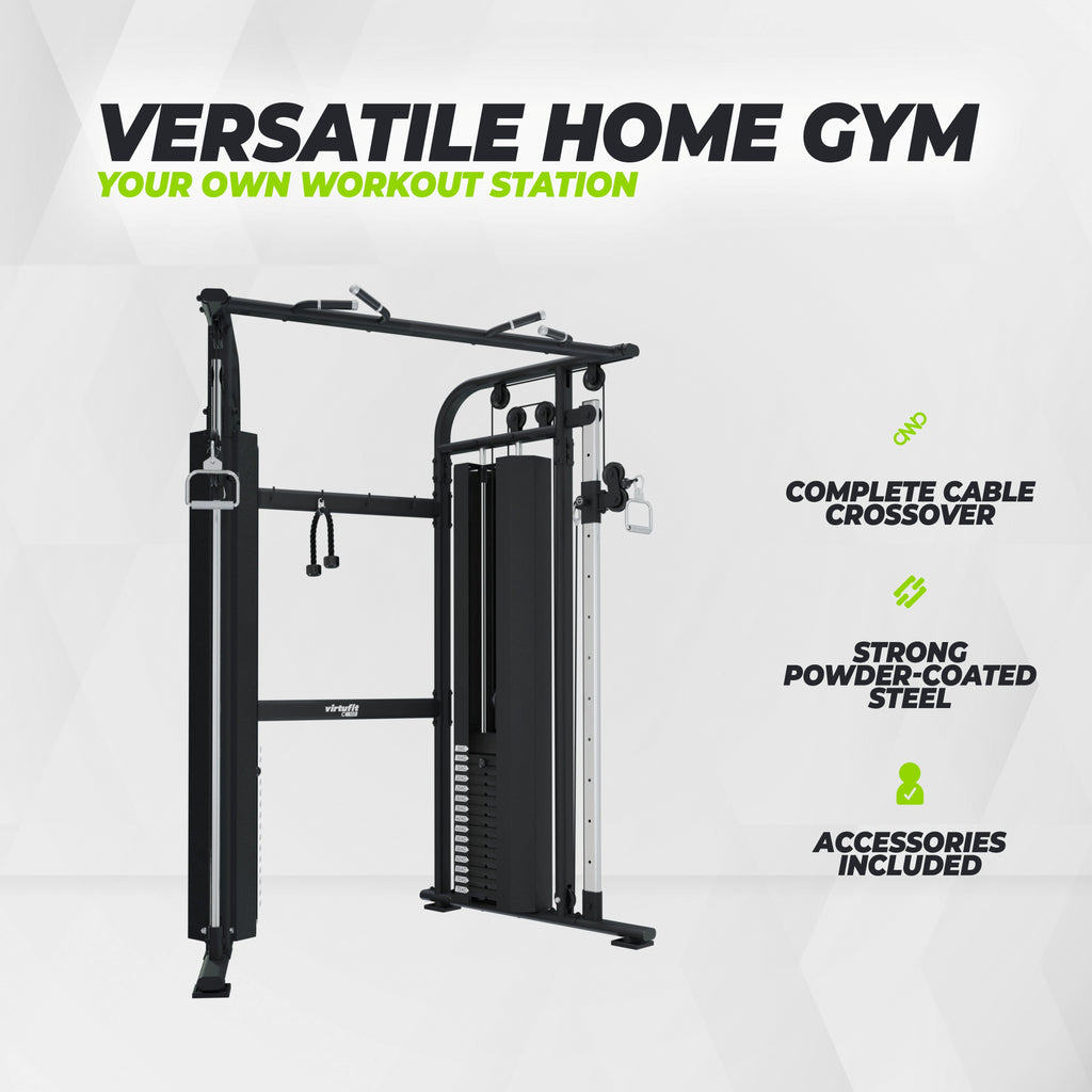 VirtuFit CC100 Cable Crossover - Dual Adjustable Pulley - Functional Trainer - Tweedekans