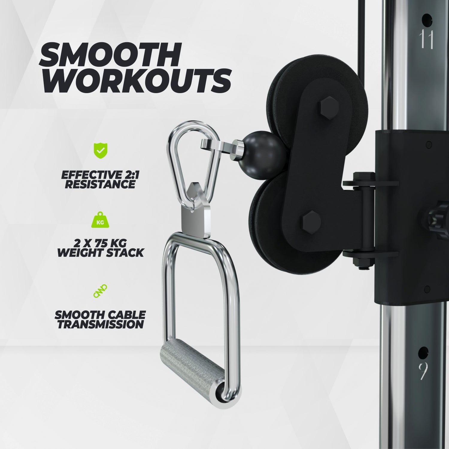 VirtuFit CC100 Cable Crossover - Dual Adjustable Pulley - Functional Trainer - Tweedekans