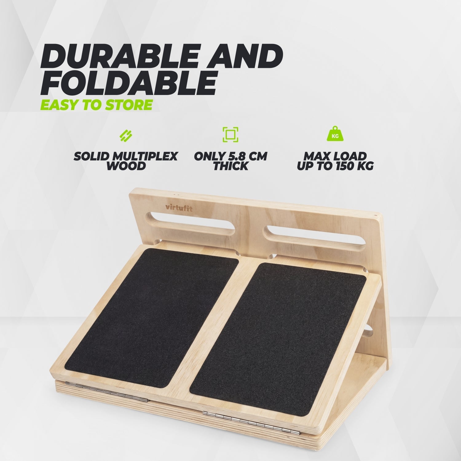 VirtuFit Slant Board - 4 standen - Hout - Tweedekans