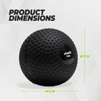 VirtuFit Slam Ball - Fitness Bal – 10 kg – Zwart - Tweedekans