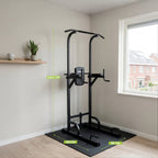 VirtuFit Verstelbare Power Tower - Pull Up & Dip Station - Tweedekans
