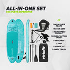 VirtuFit Supboard Cruiser 305 - Oranje - Met Kajak zitje, accessoires en draagtas - Tweedekans