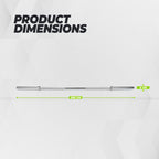 VirtuFit Olympische Halterstang - 50 mm - 200 cm