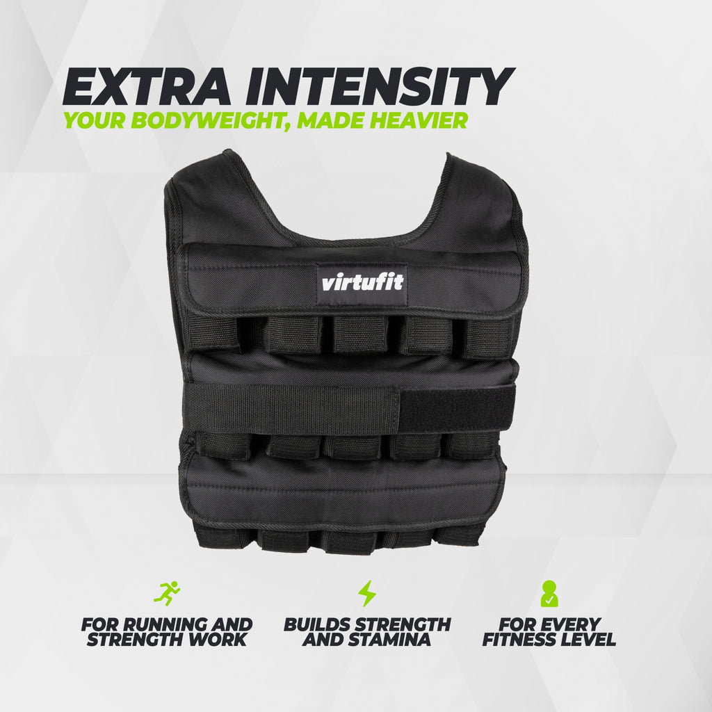 VirtuFit Verstelbaar Gewichtsvest Pro - 30 kg