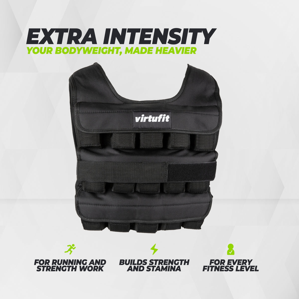 VirtuFit Verstelbaar Gewichtsvest Pro - 30 kg