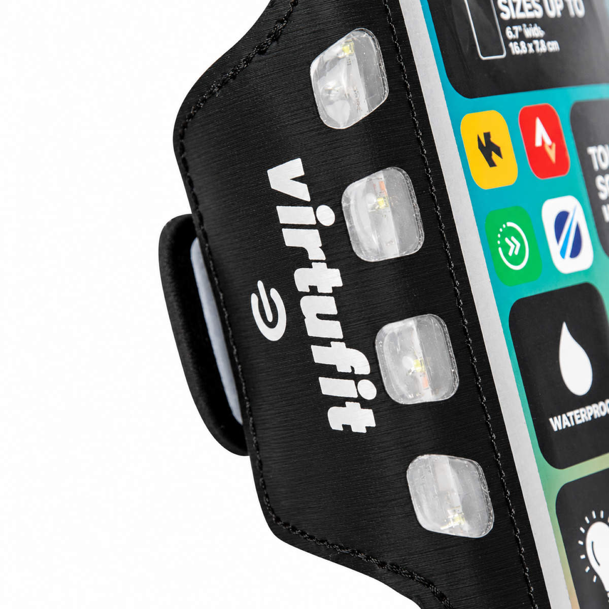 VirtuFit Hardloop Telefoon Armband Pro met LED