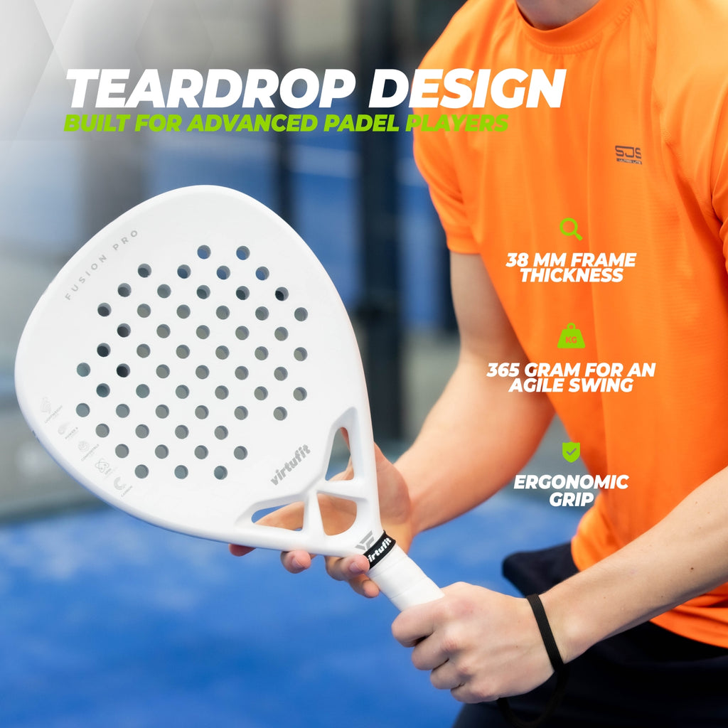 VirtuFit Fusion Pro Padel Racket - Wit - Silver