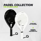 VirtuFit Control Padel Racket - Wit - Zwart