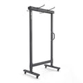 Flow Fitness Opbergrek voor Fitnessmatten - Zwart