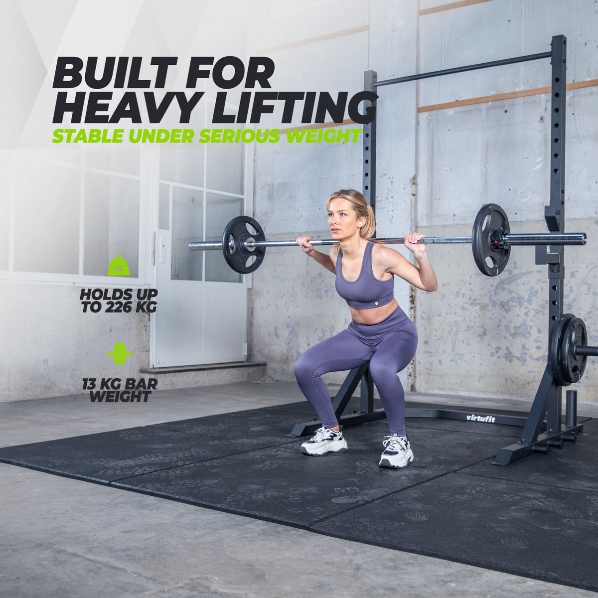 VirtuFit Olympische Halterstang - 50 mm - 180 cm