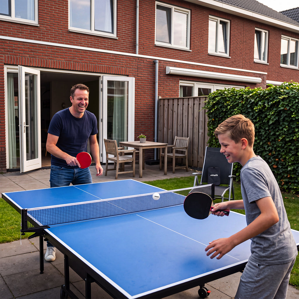 VirtuFit Tafeltennisset Pro - Inclusief twee batjes en 5 tafeltennisballen