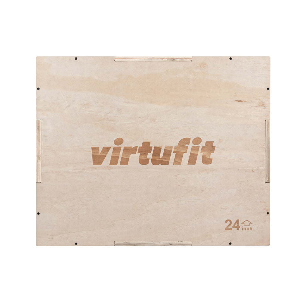 VirtuFit Houten Plyo Box 3-in-1 - Groot - 50 x 60 x 75 cm