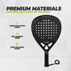 VirtuFit Fusion Pro Padel Racket - Zwart - Grijs