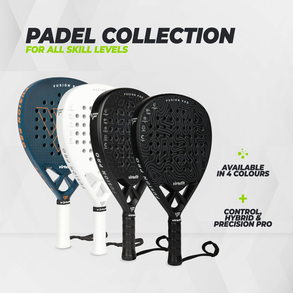 VirtuFit Fusion Pro Padel Racket - Zwart - Grijs