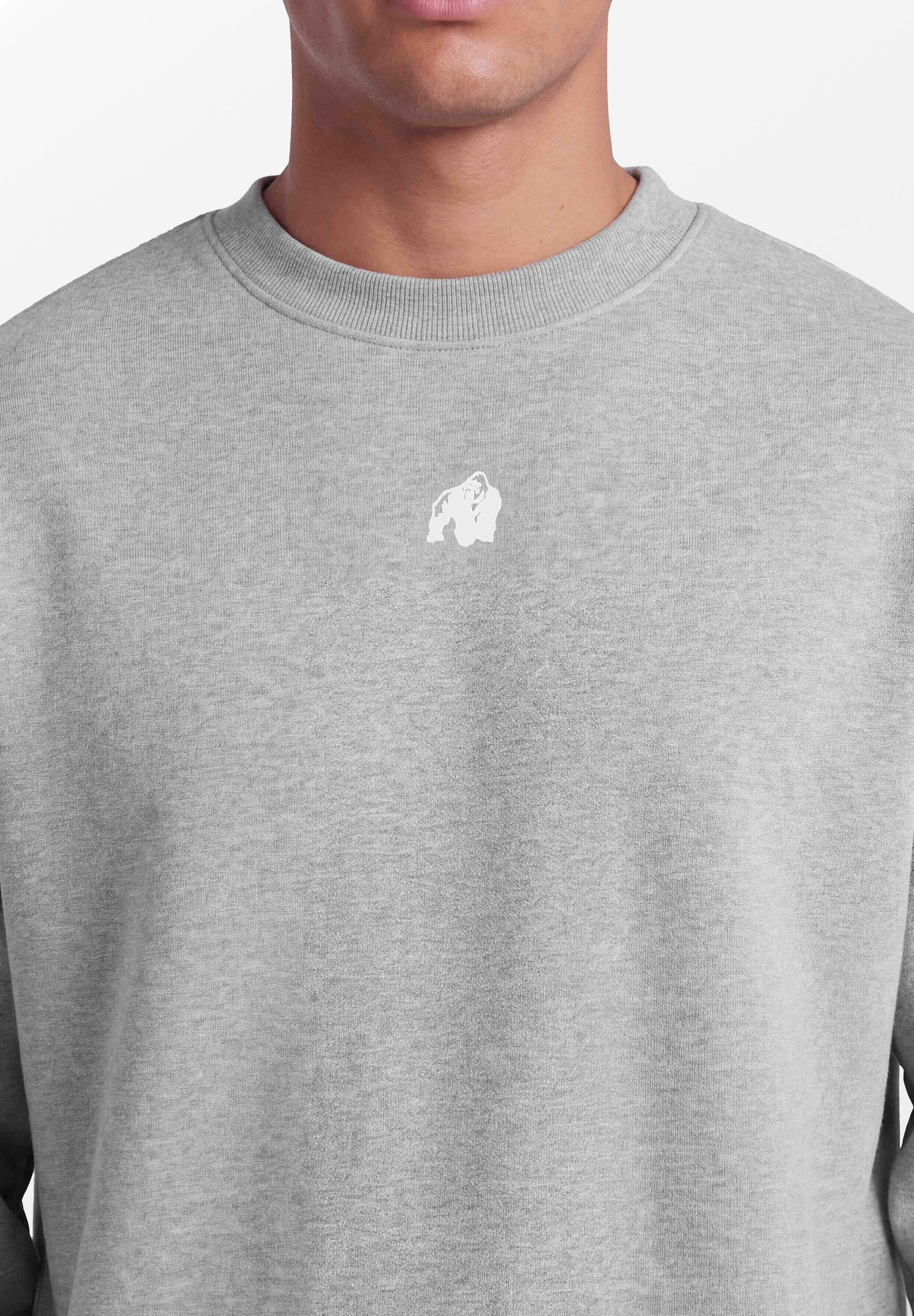 Gorilla Wear Leeds Oversized Sweater - Lichtgrijs