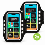 VirtuFit Hardloop Telefoon Armband Pro met LED - Set van 2