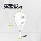 VirtuFit Fusion Pro Padel Racket - Wit - Silver