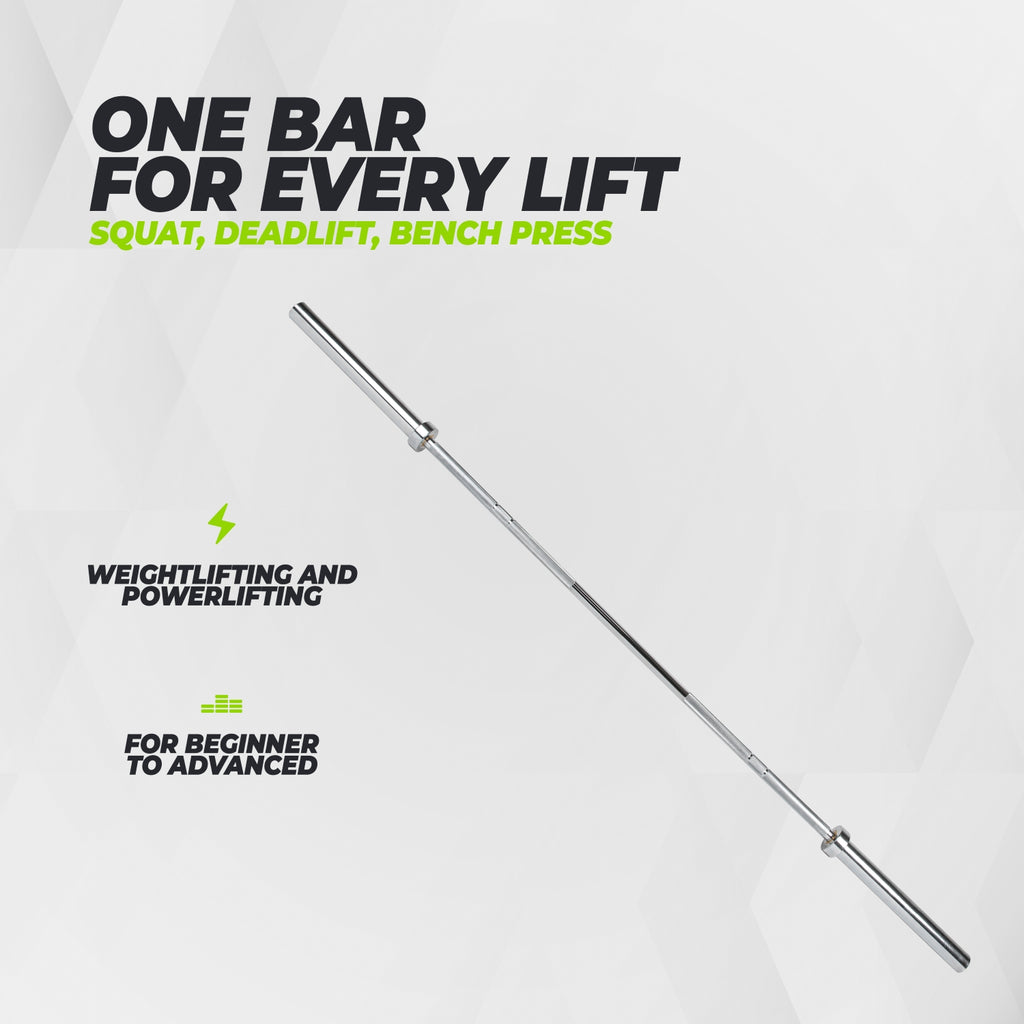VirtuFit Olympische Halterstang - 50 mm - 200 cm