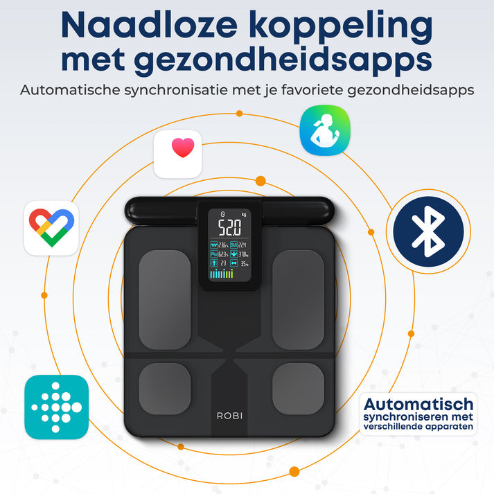 Robi S15 Smart Body Analyzer - Digitale Weegschaal