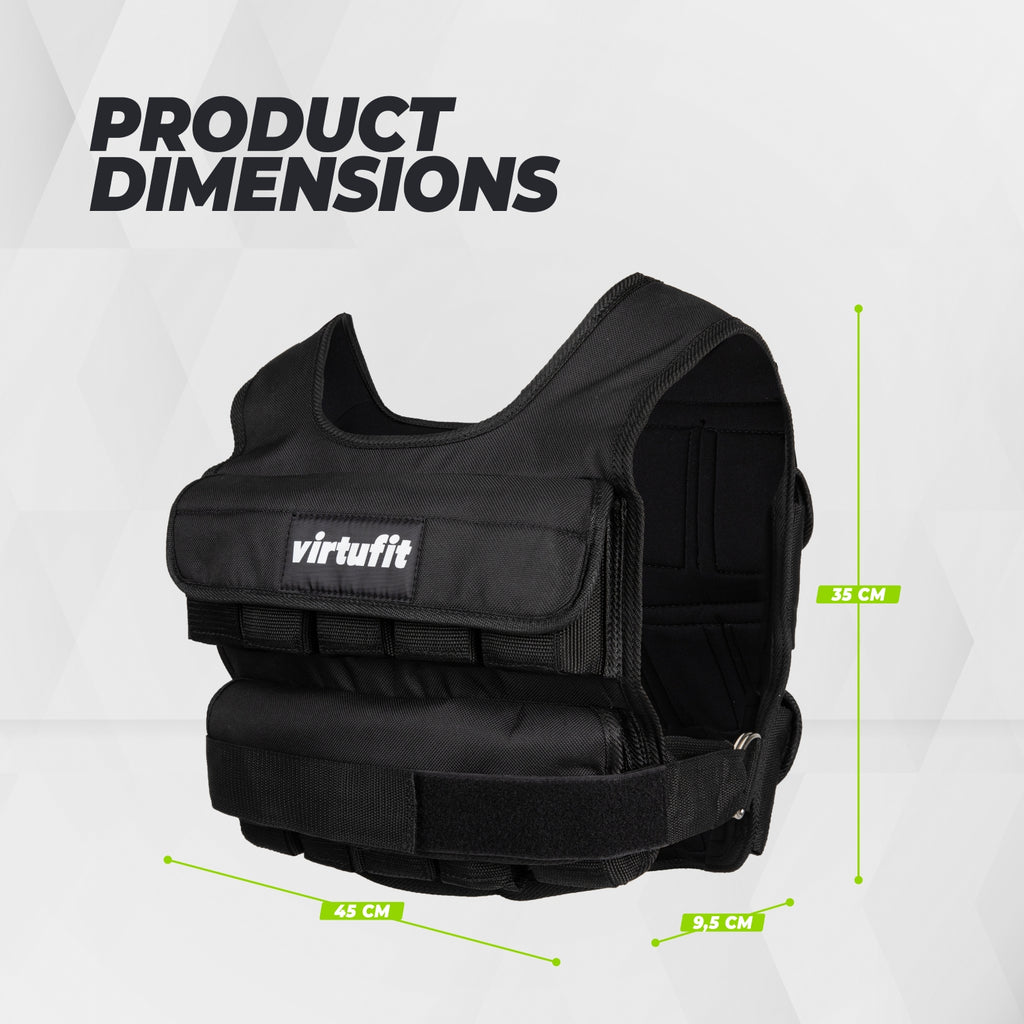 VirtuFit Verstelbaar Gewichtsvest Pro - 20 kg
