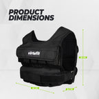 VirtuFit Verstelbaar Gewichtsvest Pro - 20 kg
