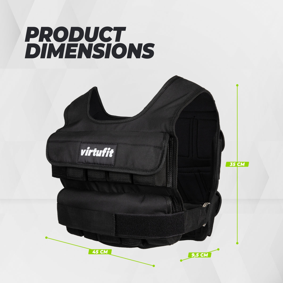 VirtuFit Verstelbaar Gewichtsvest Pro - 20 kg