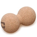 Liveness Dual Massagebal - Kurk - 6,5 x 13 cm