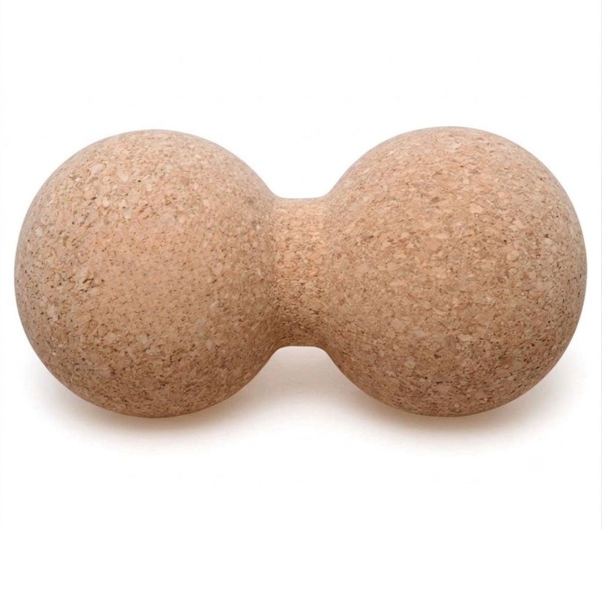 Liveness Dual Massagebal - Kurk - 6,5 x 13 cm