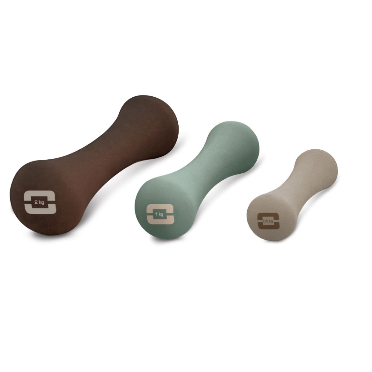 Liveness Neopreen Yoga Dumbbell - 1 kg - Groen