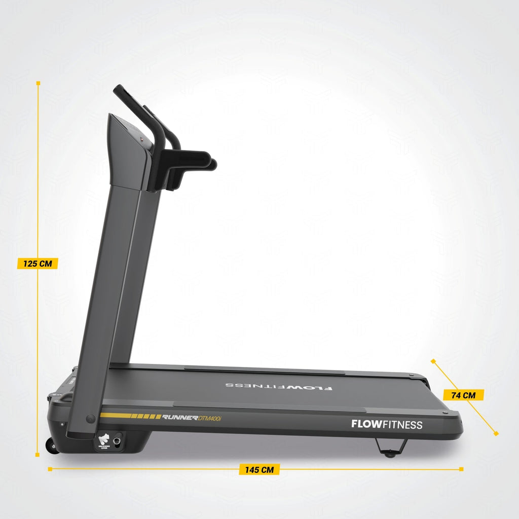 Flow Fitness Runner DTM400i Loopband - 99% Voorgemonteerd - Zwart - Afbeelding 8