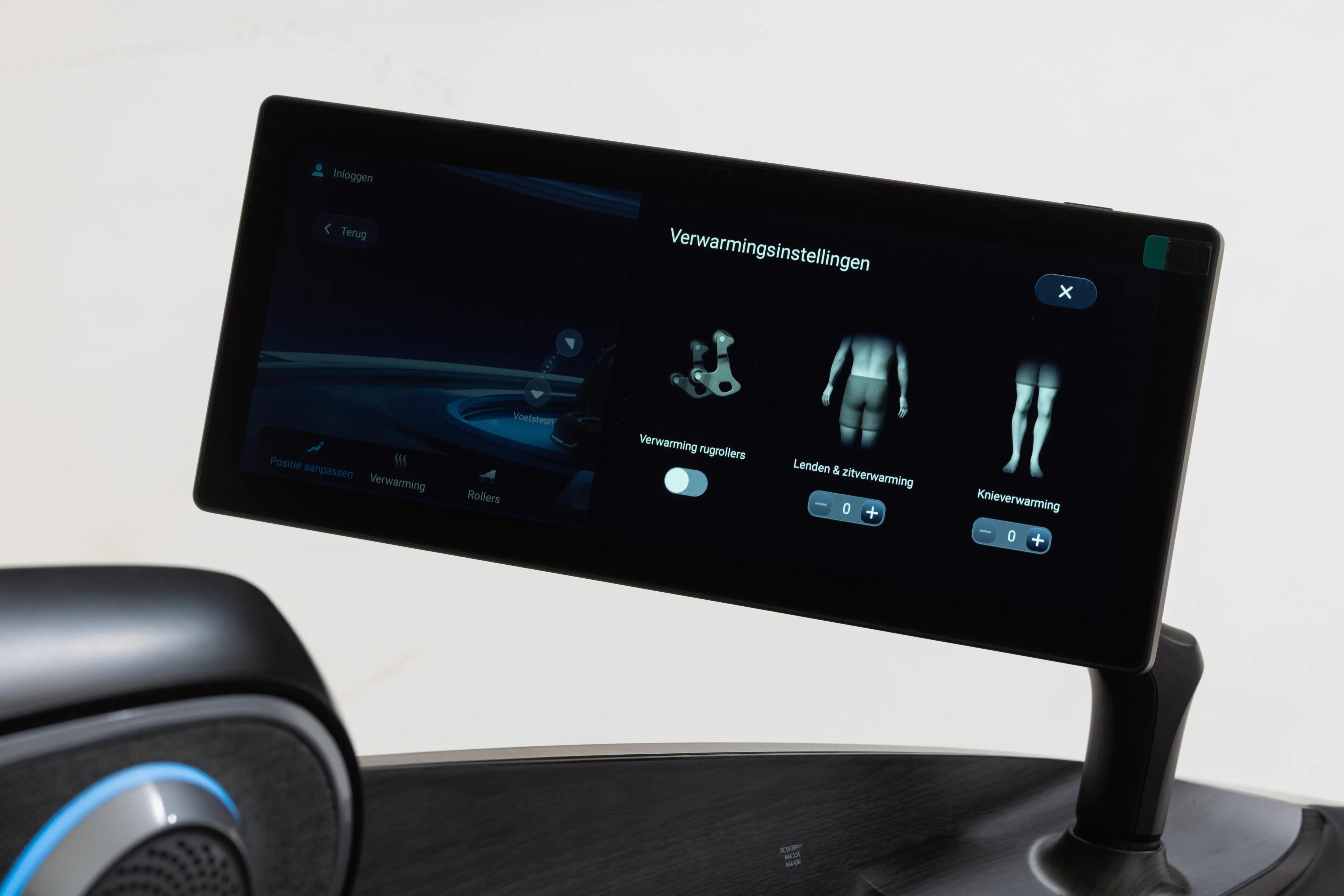 TotalSeat Massagestoel Caletta - Zwart