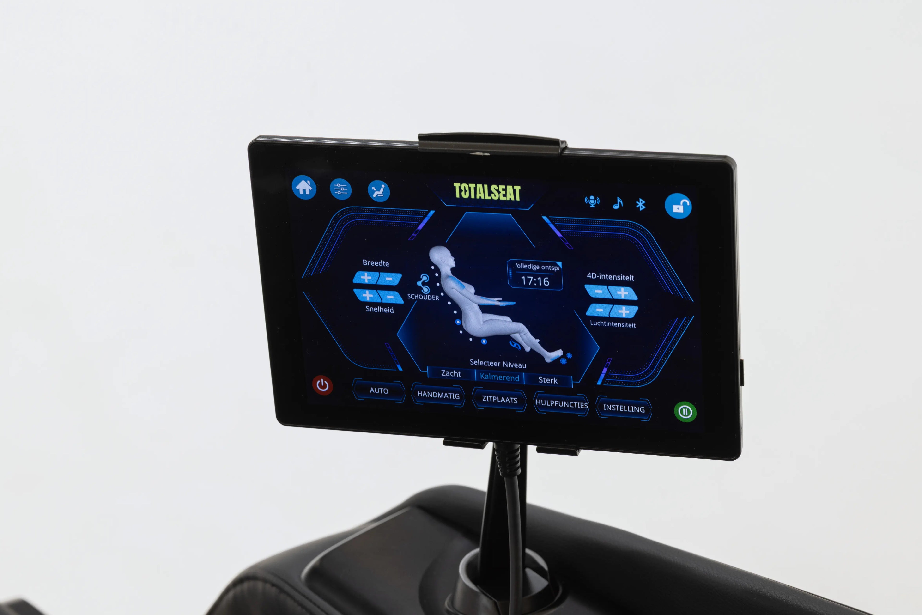TotalSeat Massagestoel Rocco - Zwart