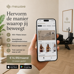 Mewave Pilates Reformer Pro Complete Set - Zwart