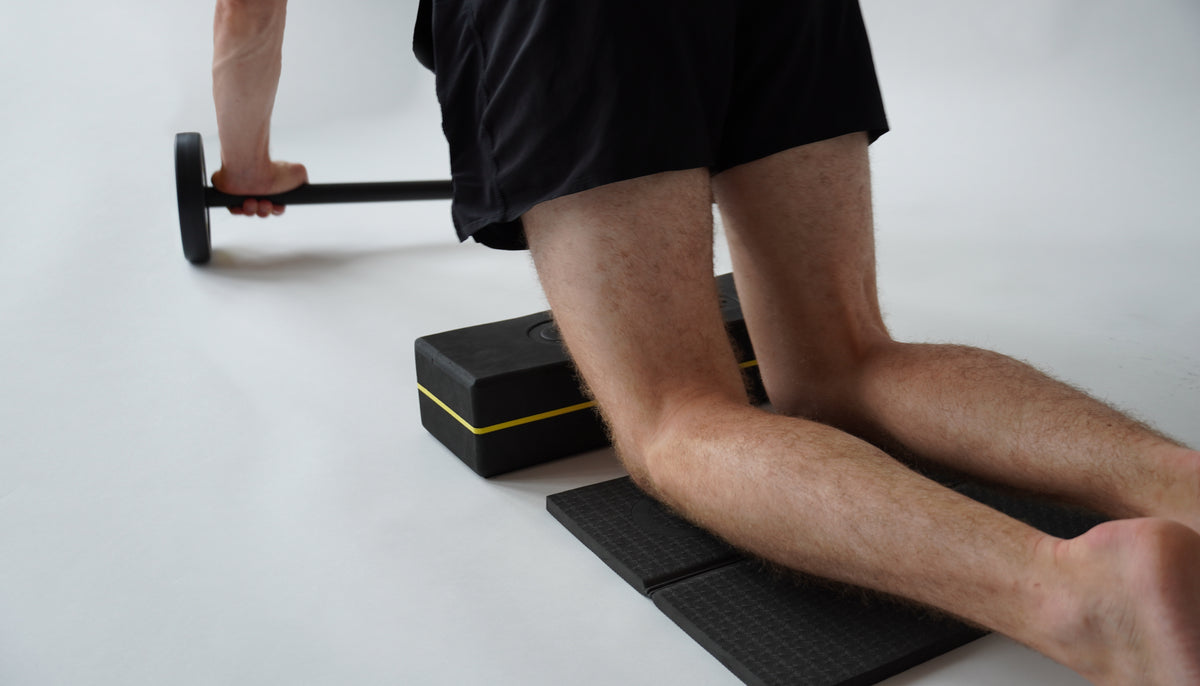 ObliQ Fitness Starterspakket - Buikspiertrainer met Wielen en Startblok