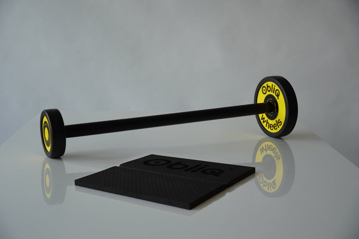ObliQ Fitness Wheels - Geleide Asymmetrische Buikspiertrainer