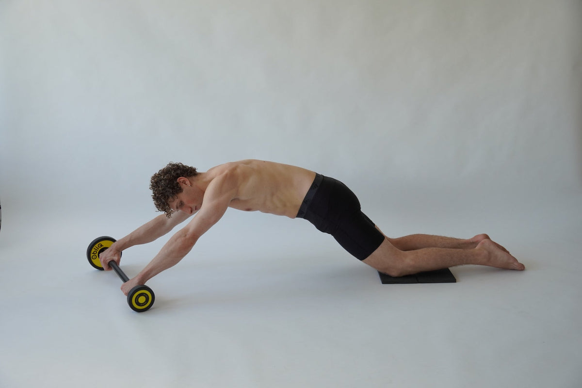 ObliQ Fitness Wheels - Geleide Asymmetrische Buikspiertrainer