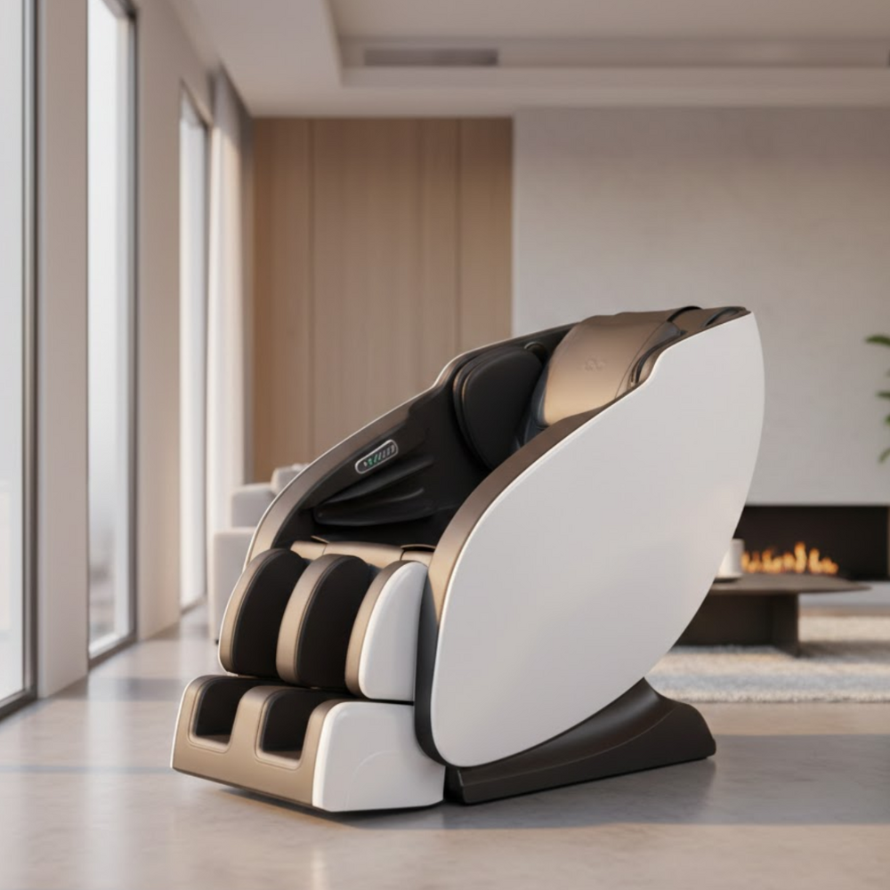 NRG Wellness Massagestoel Deluxe - Wit
